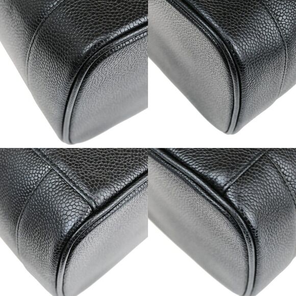 Chanel Cc Logo Vanity Hand Bag Caviar #134328C11B - Picture 7 of 15